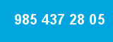 985 437 28 05 985 437 28 05